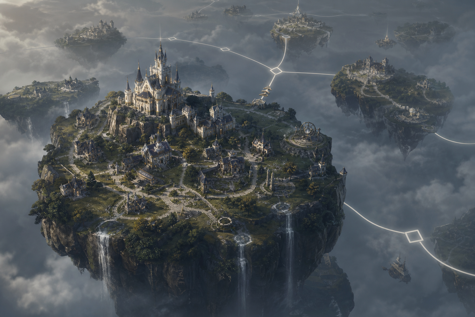 Meridian Atlas — island kingdom